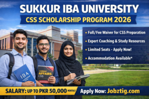 Sukkur IBA University CSS Scholarship Program 2026