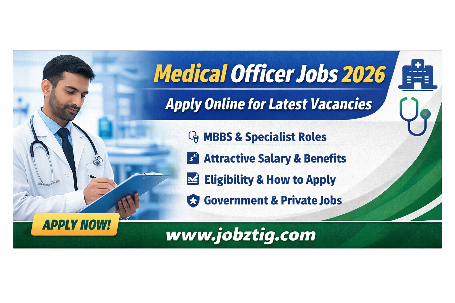 Medical Officer Jobs 2026 | Apply Now