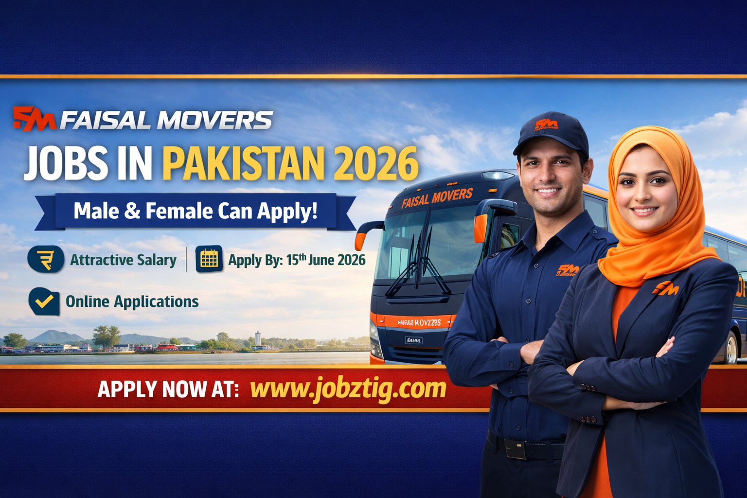 Faisal Movers Jobs in Pakistan 2026 – Male & Female Can Apply