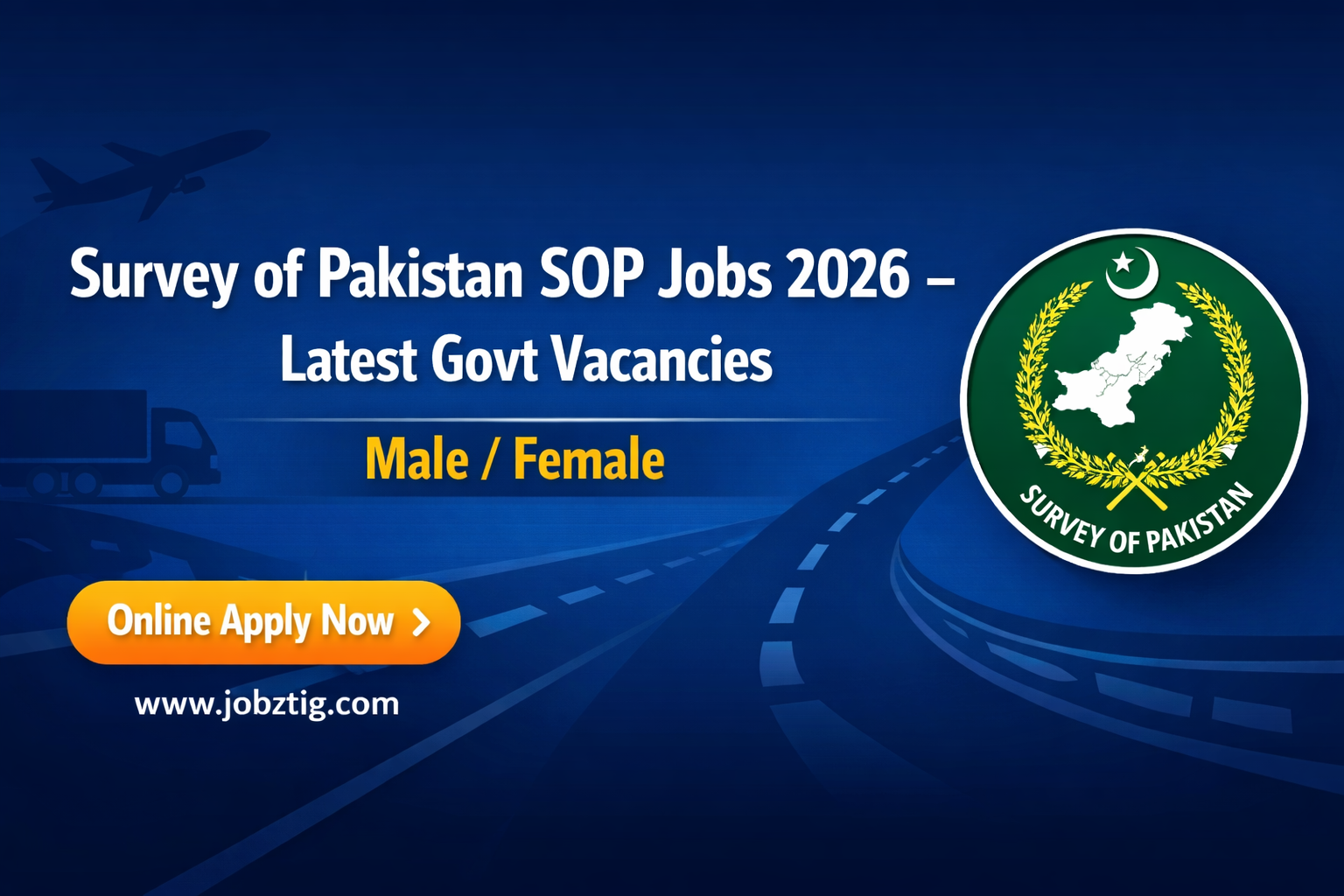 Survey of Pakistan SOP Jobs 2026 – Apply Now