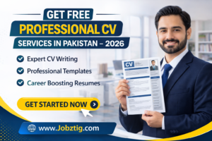 Get Professional CV Services in Pakistan – Jobztig.com 2026